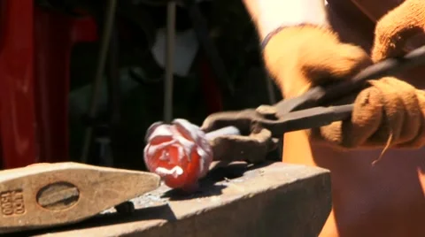 Forged Iron Rosa Video stock 52237435