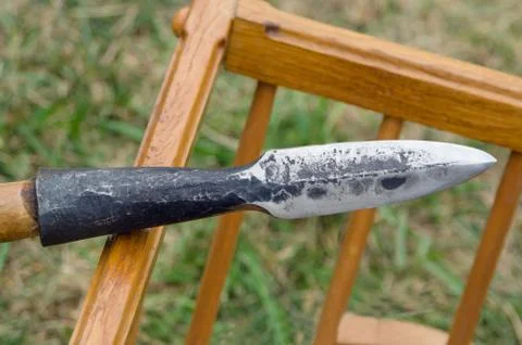 Forged spear Foto stock