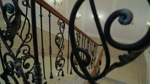 Forged stairs Stock-Footage 100641868