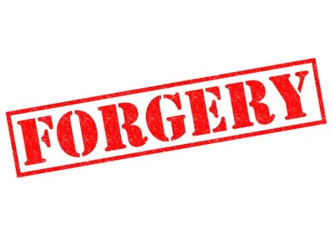 Forgery Stock Illustration