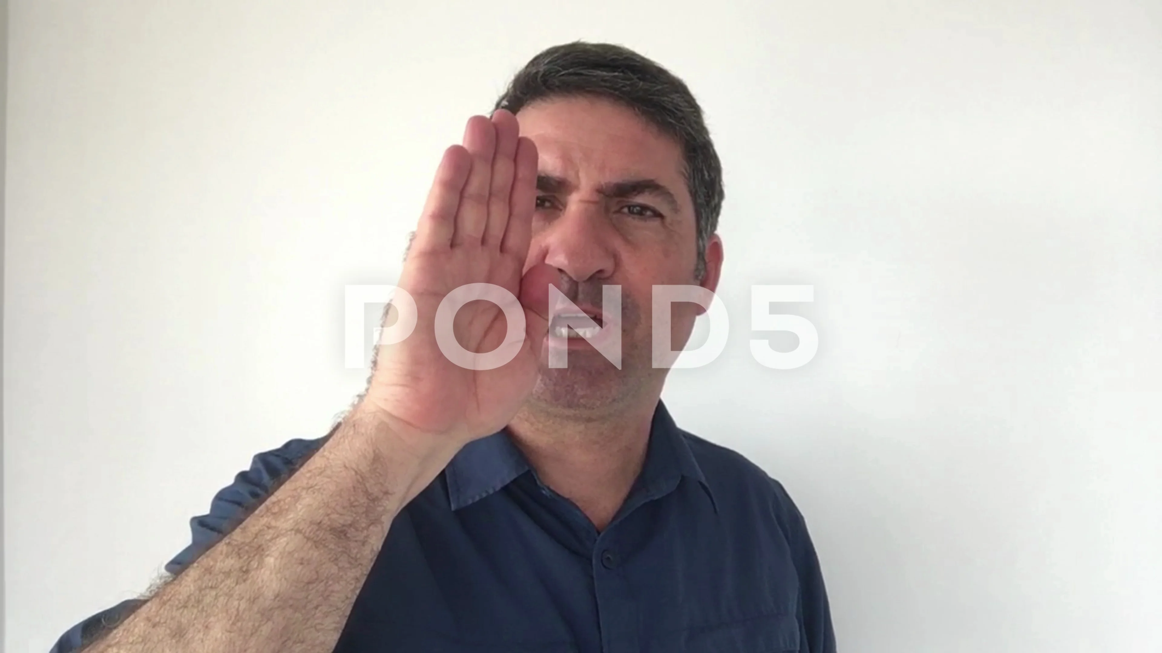 Forget It Italian Hand Gestures Stock Video Pond5