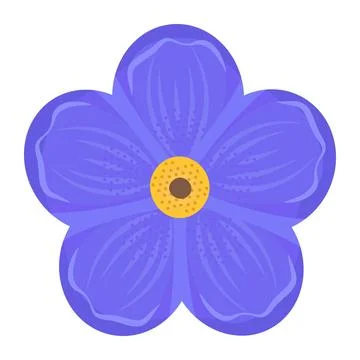 Forget me not flower Stock Illustration