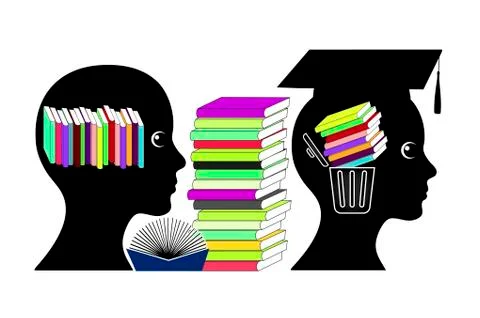 Forget what you learned Stock Illustration