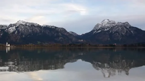 Forggensee lake #4 Stock Footage 12518480