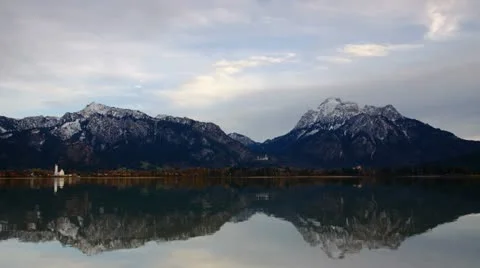 Forggensee lake #6 Stock Footage 12518328