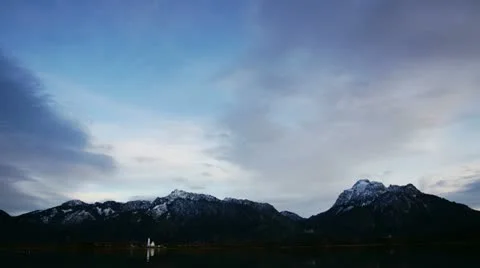 Forggensee lake #7 Stock Footage 12518150