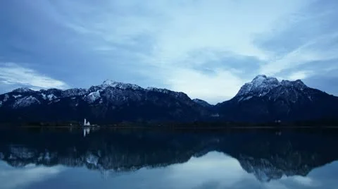 Forggensee lake #8 Stock Footage 12518139