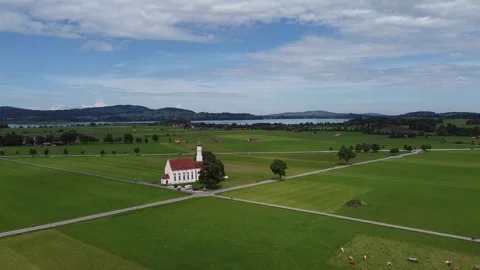 Forggensee view Video stock 241688581