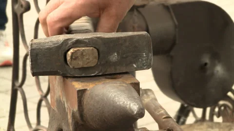 Forging metal Stock Footage 29659037