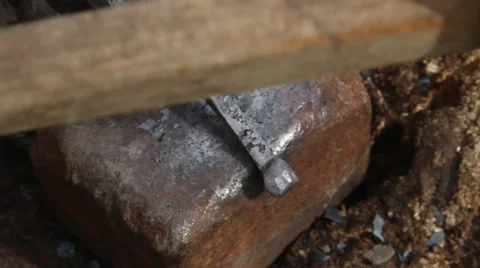 Forging metal object 库存影片 62802179