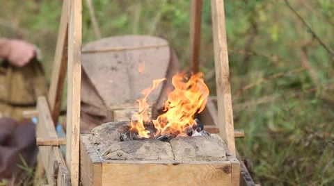 Forging metal object Stock Footage 62802181