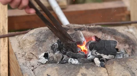 Forging metal object Stock-Footage 62802186