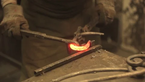 The forging products are on the table Stock Footage 75513961