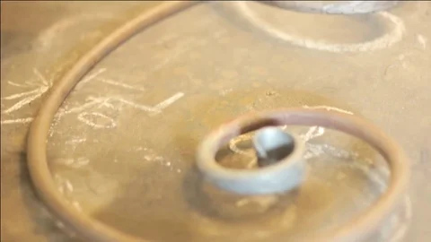 The forging products are on the table Stock Footage 75514037