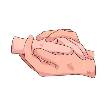 Forgiveness hands Ilustración de archivo