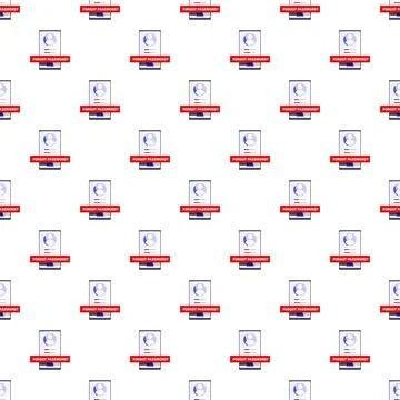 Forgot password login screen on smartphone pattern Stock Illustration