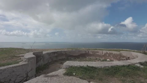 Forgotten army watchtower Stock Footage 327557709