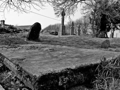 Forgotten cemetery Stock Photos