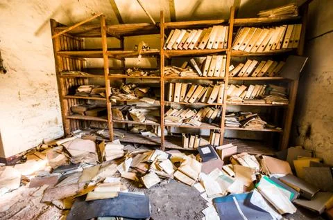 Forgotten documents Stock Photos