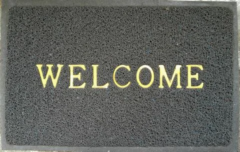A forgotten doormat Foto stock