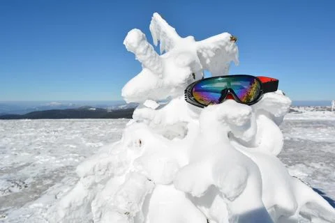 Forgotten goggles Stock Photos