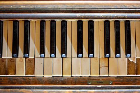 Forgotten Piano Stock Photos