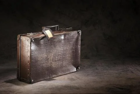 Forgotten suitcase Stock Photos