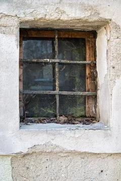 Forgotten Window, Forgotten Time Stock Photos