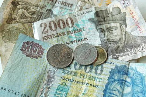 Forint Money Stock Photos