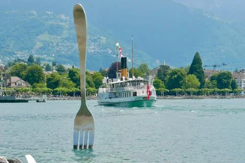 The fork and Ferry Stock Photos