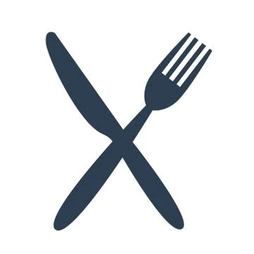 Fork and knife icon Stock Illustration