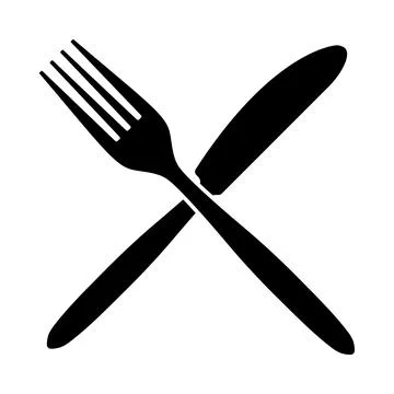 Fork And Knife Icon Stock Illustration