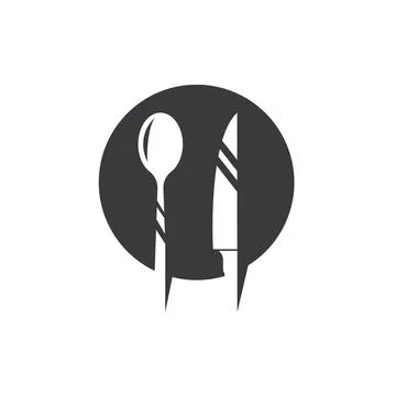 Fork and knife icon vector illustration concept design Stock Illustration