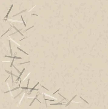 Fork and knife Stock-Illustration