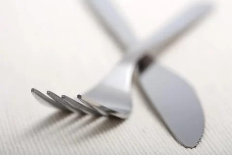 Fork and knife Stock Photos
