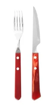 Fork and knife Stock Photos