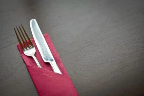 Fork and knife Stock Photos