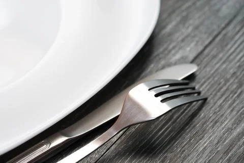 Fork and knife Stock Photos
