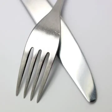 Fork and knife Stock Photos