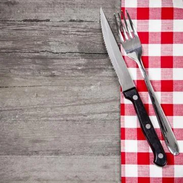 Fork and knife Stock Photos