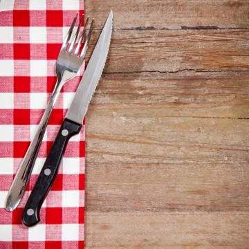 Fork and knife Stock Photos