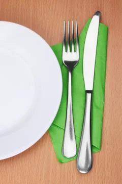 Fork and knife Stock Photos