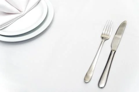 Fork and knife Stock Photos