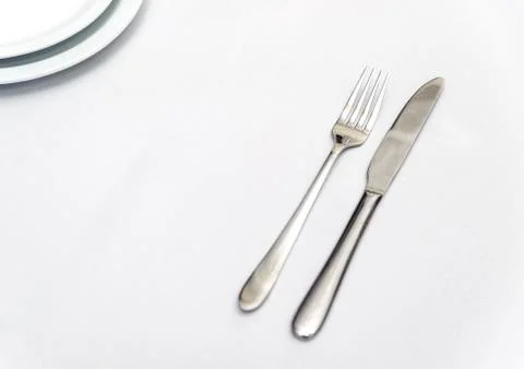 Fork and knife Stock Photos