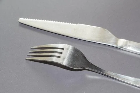 Fork and knife Stock Photos