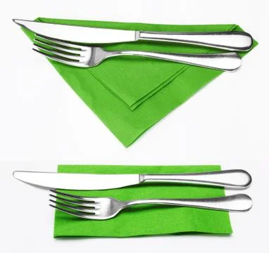 Fork and knife Stock Photos