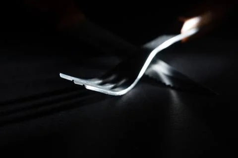 Fork and knife Fotos Stock