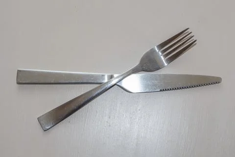 Fork and knife Stock Photos