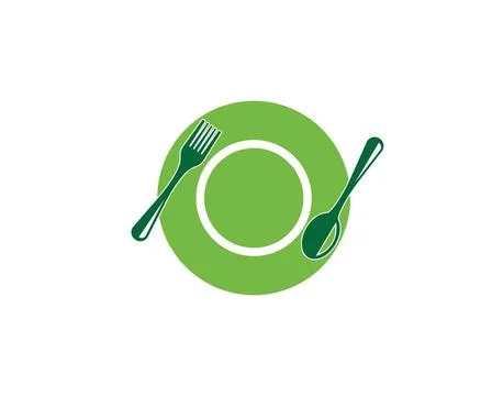 Fork and spoon logo vector illustration fork and spoon logo vector illustr... Stock Photos