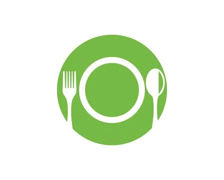 Fork and spoon logo vector illustration fork and spoon logo vector illustr... Stock Photos